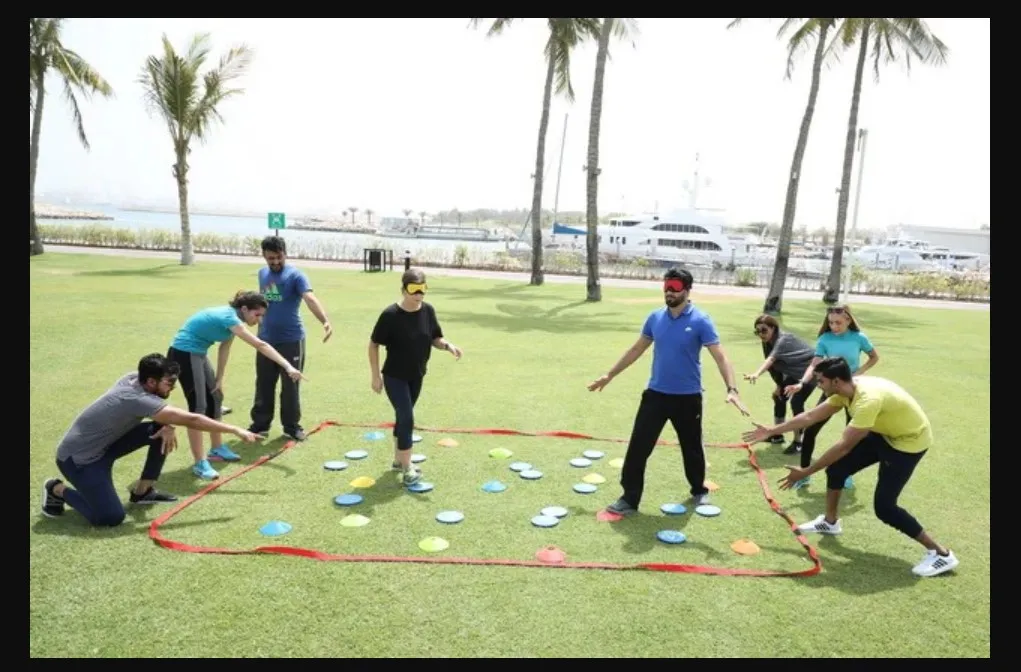 Blindfolded Team Challenge